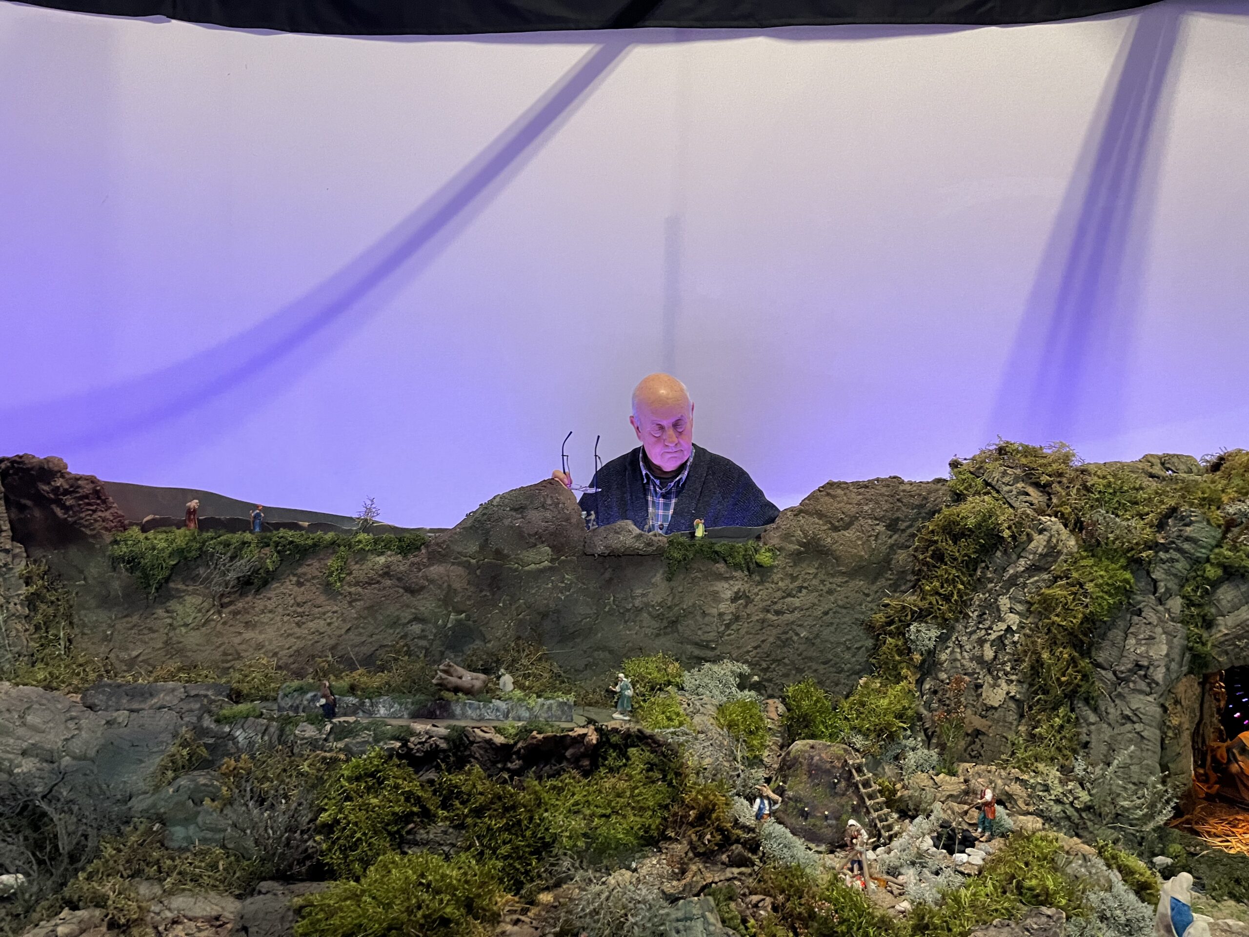 El gran pessebre de Figueres es prepara per ser visitat per festes