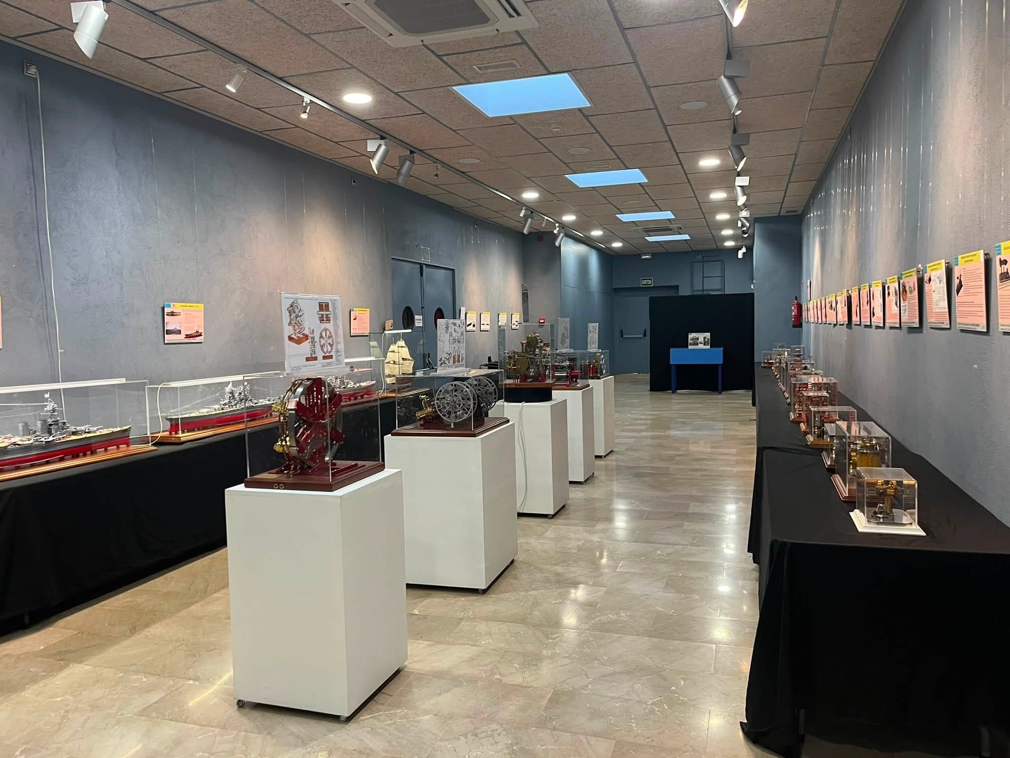 Inaugurada a La Cate l’exposició de Rafel Ayensa de modelisme naval i màquines de vapor a escala