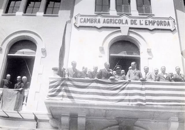 Record gràfic de la visita a Figueres del president Companys el 7 de maig de 1936